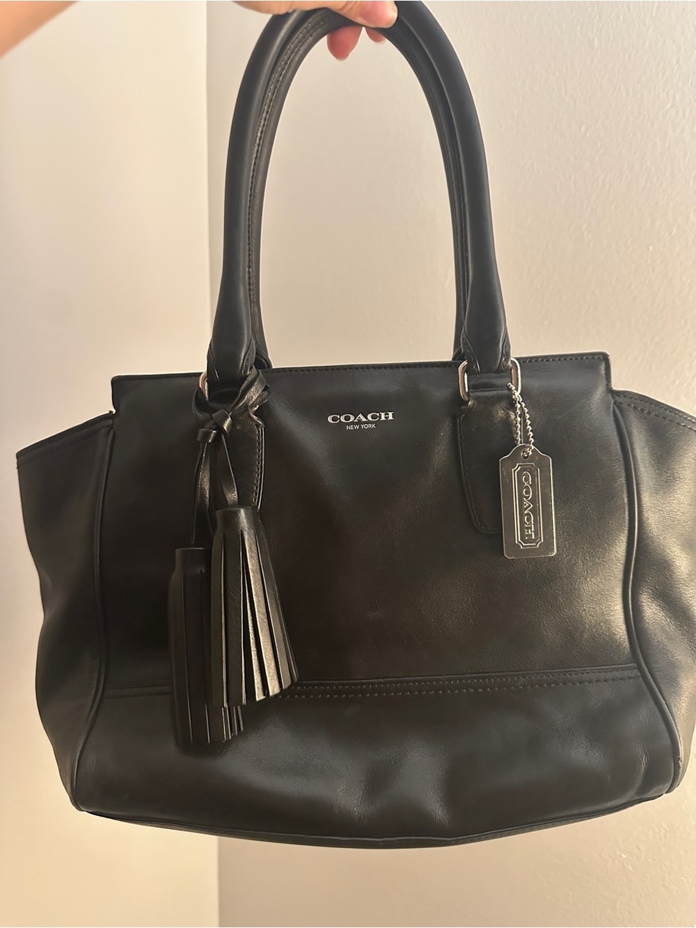 Coach Black Leather Purse